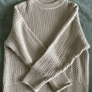 Cozy Knit Sweater in Cream